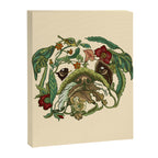 Botanical English Bulldog Canvas Print Gallery Image 8