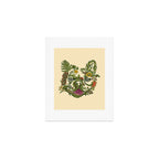 Botanical French Bulldog Art Print Gallery Image 1