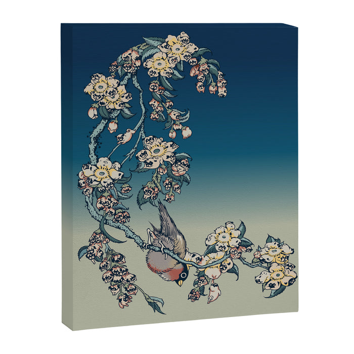 Bullfinch and Pug Cherry Canvas Print Gallery Image 1