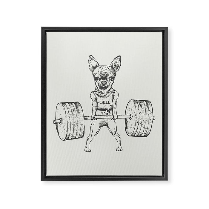 Chihuahua Lift Framed Canvas Print Gallery Image 1