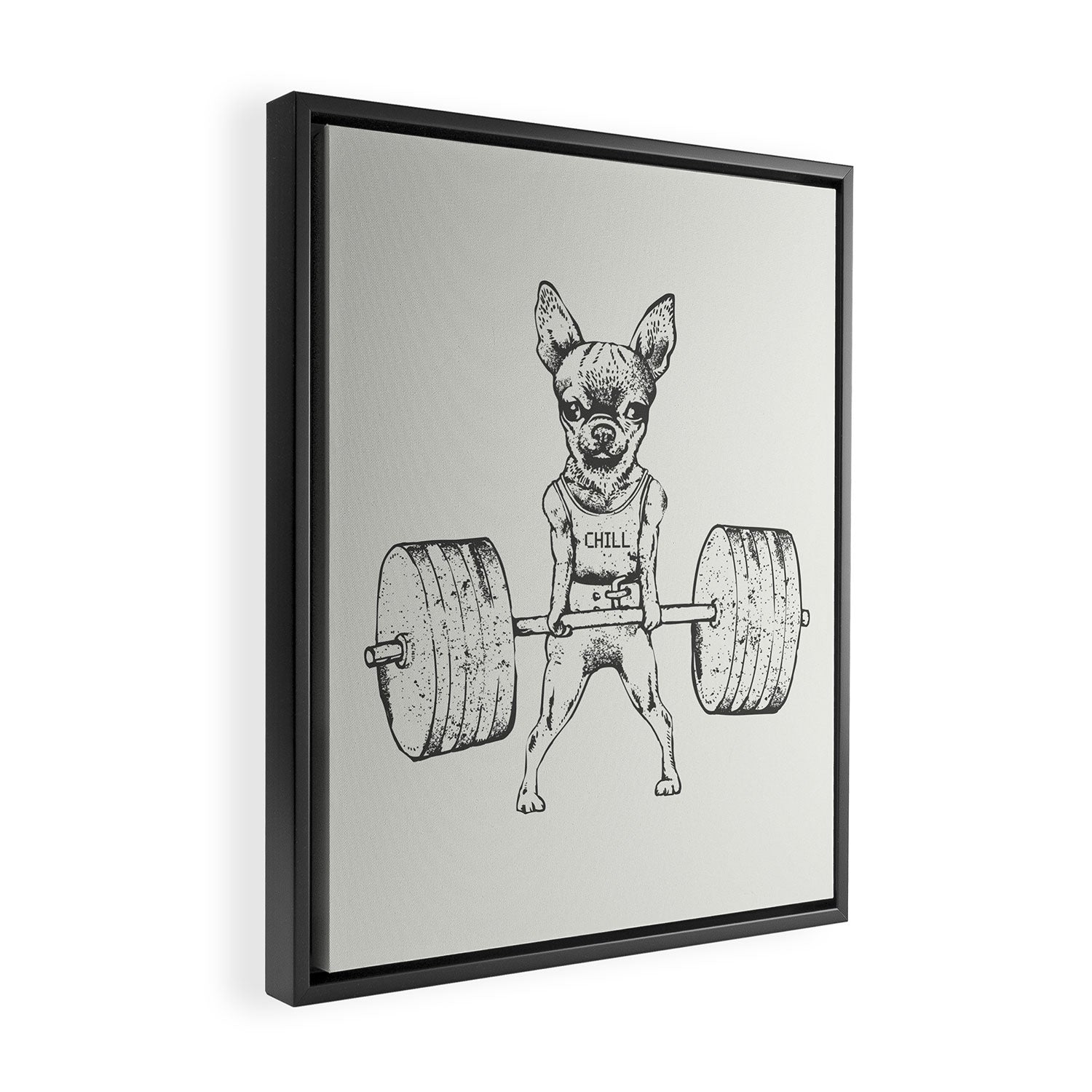 Chihuahua Lift Framed Canvas Print Gallery Image 2
