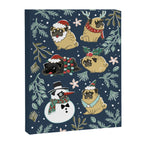 Christmas Pugs Canvas Print Gallery Image 8