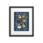 Christmas Pugs Framed Art Print Gallery Image 6