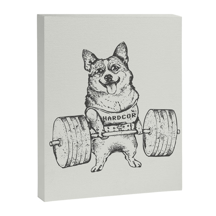 Corgi Lift Canvas Print Gallery Image 1