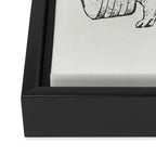 Corgi Lift Framed Canvas Print Gallery Image 3
