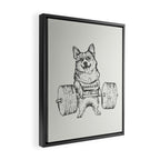 Corgi Lift Framed Canvas Print Gallery Image 2