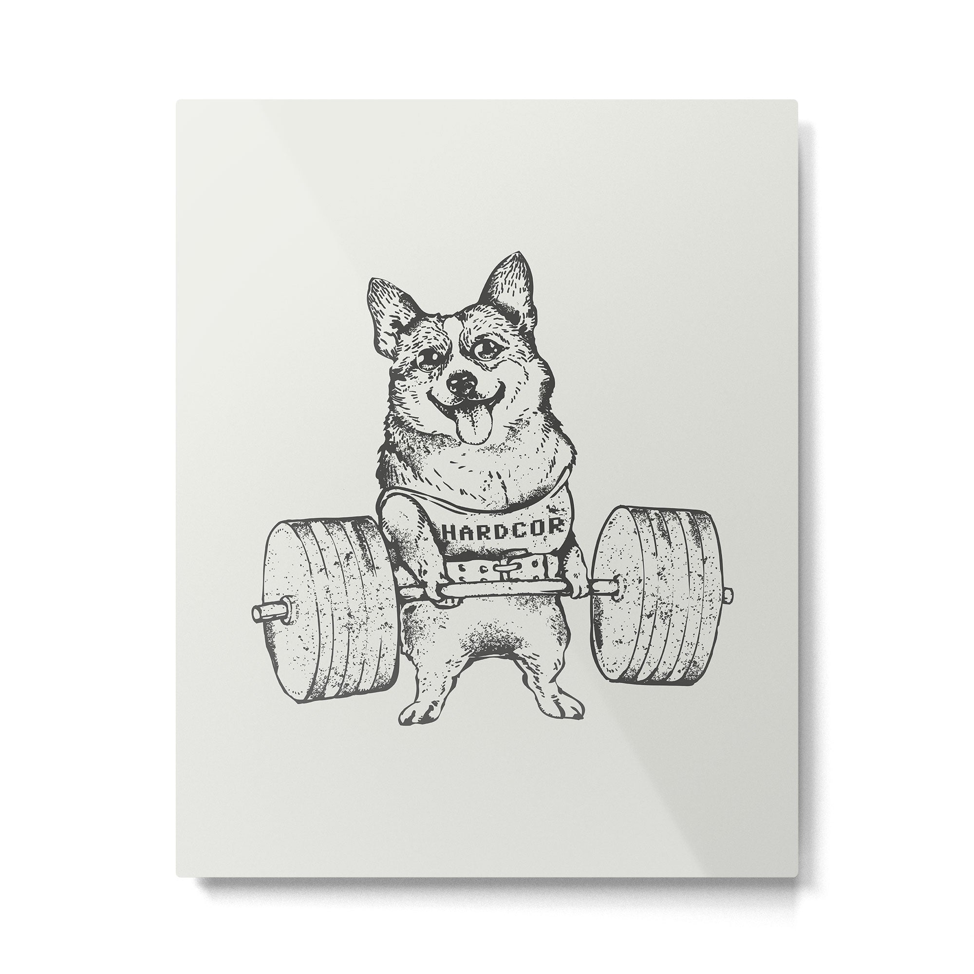 Corgi Lift Metal Print Gallery Image 6