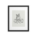 Corgi Lift Framed Art Print Gallery Image 4