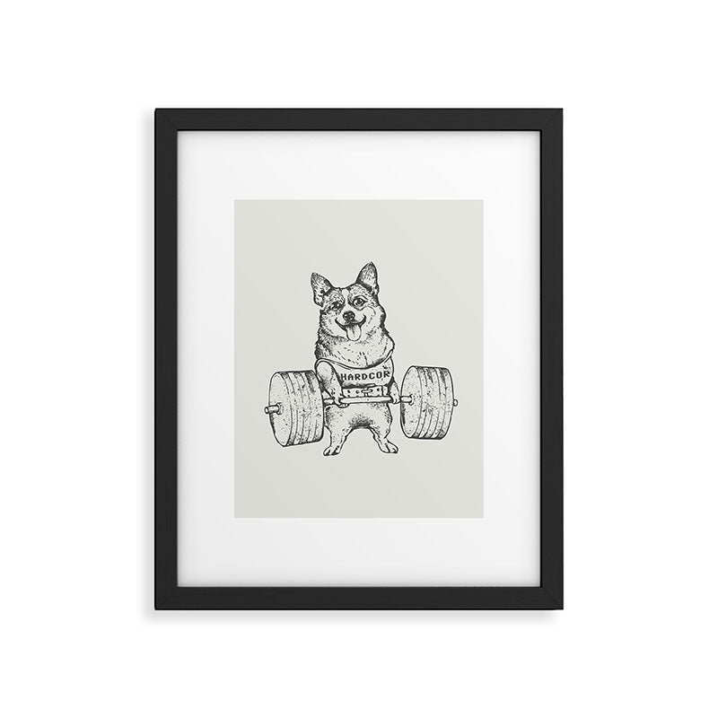 Corgi Lift Framed Art Print Gallery Image 4