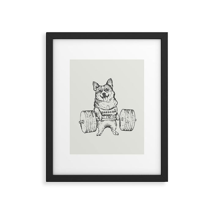 Corgi Lift Framed Art Print Gallery Image 1