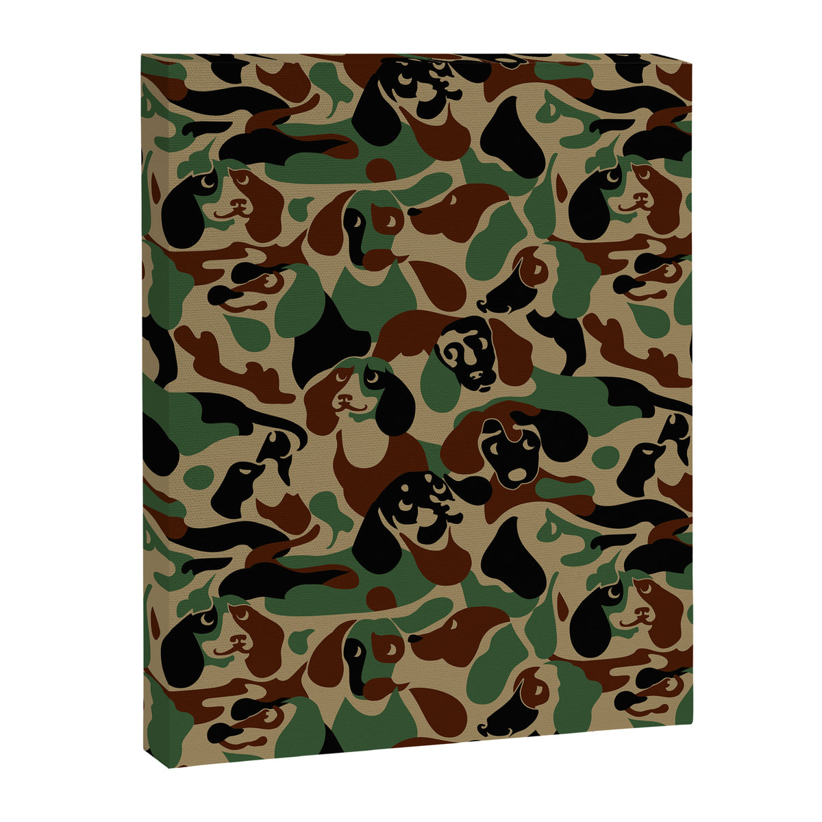 Dachshund  Camouflage Canvas Print Gallery Image 8