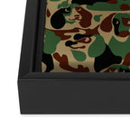 Dachshund  Camouflage Framed Canvas Print Gallery Image 3