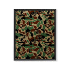 Dachshund  Camouflage Framed Canvas Print Gallery Image 8