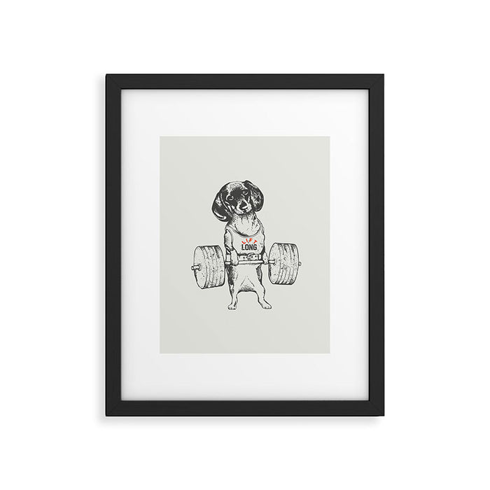 Dachshund Lift Framed Art Print Gallery Image 1