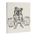 English Bulldog Lift Canvas Print Gallery Image 8