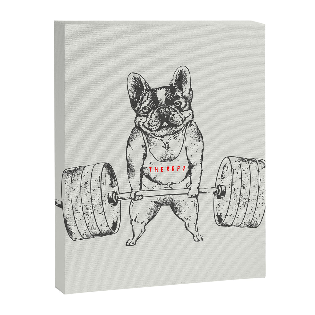 Frenchie Lift Canvas Print Gallery Image 8