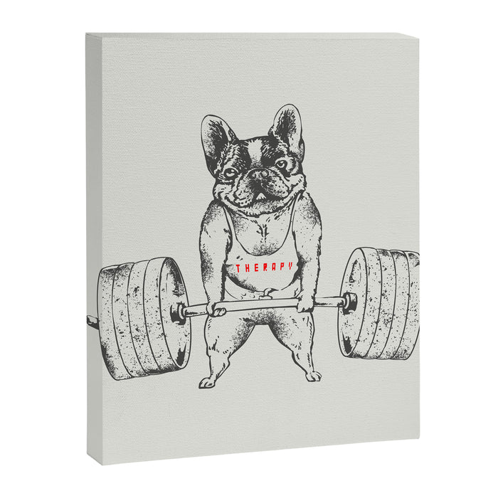 Frenchie Lift Canvas Print Gallery Image 1