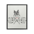 Frenchie Lift Framed Canvas Print Gallery Image 8