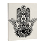 Hamsa Hand Avocado Canvas Print Gallery Image 8