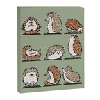 Hedgehog Yoga Canvas Print Gallery Image 8