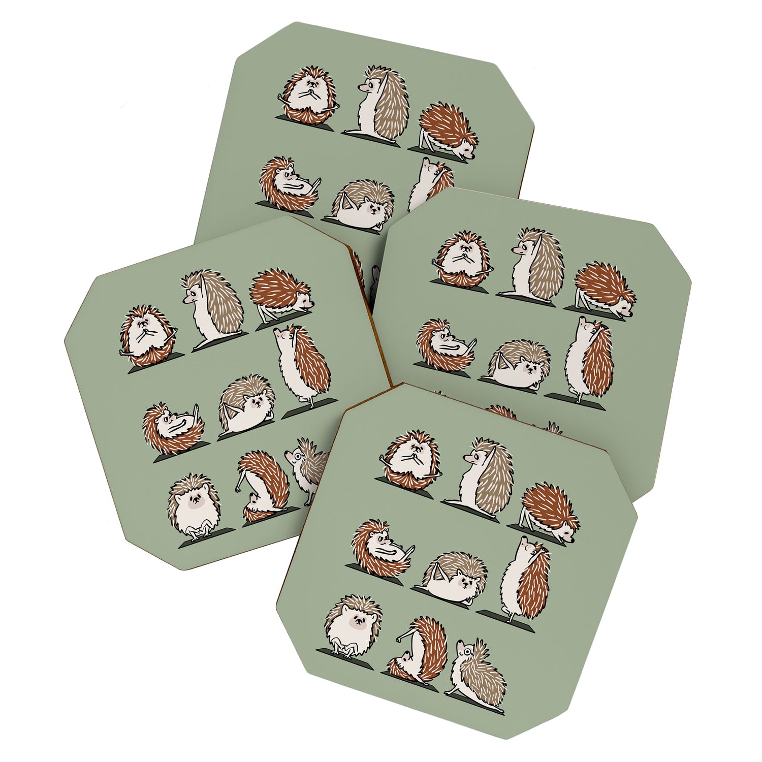 Hedgehog Yoga Coaster Gallery Image 1