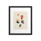 Hide and Seek Corgi Framed Art Print Gallery Image 4