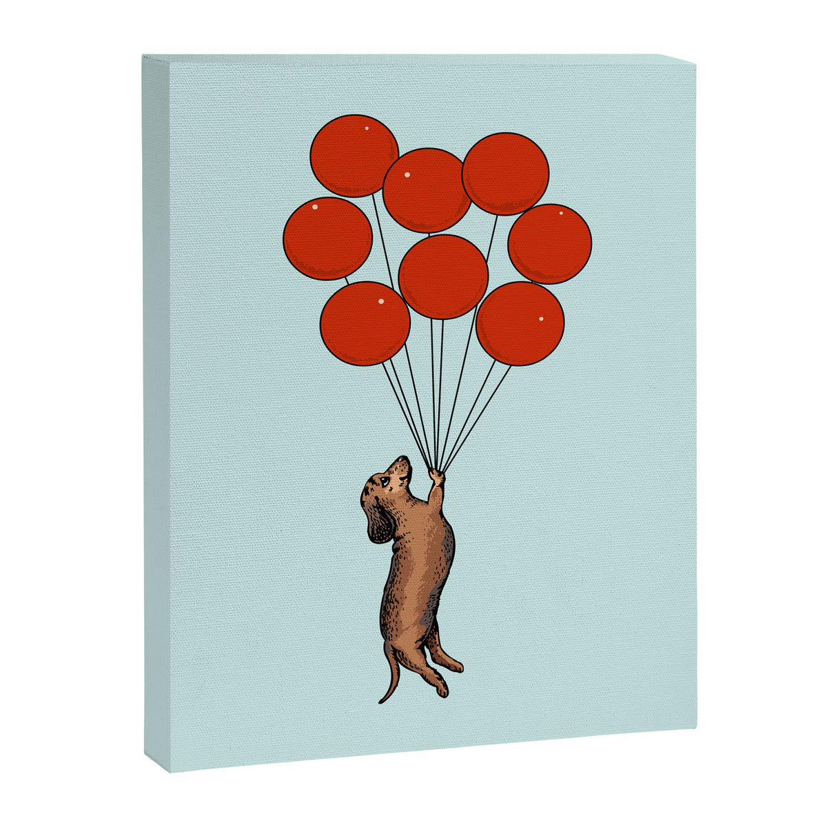 I Believe I Can Fly Dachshund Canvas Print Gallery Image 8