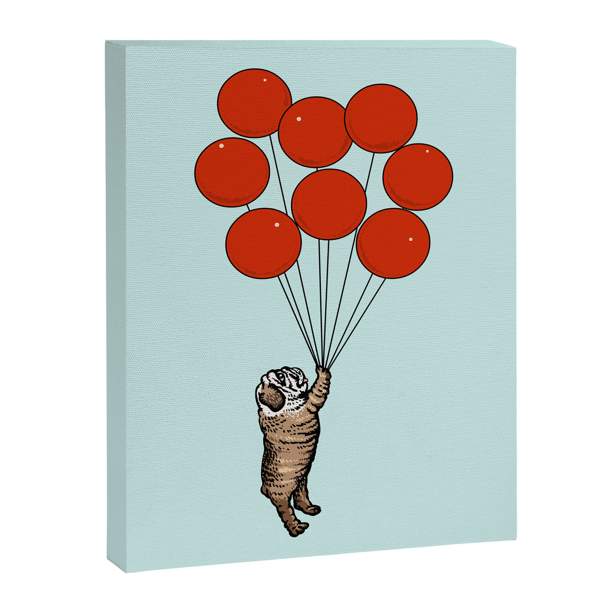 I Believe I Can Fly English Bulldog Canvas Print Gallery Image 8