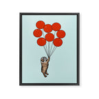 I Believe I Can Fly English Bulldog Framed Canvas Print Gallery Image 8