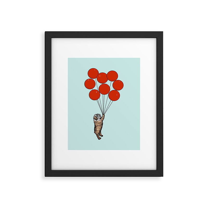 I Believe I Can Fly English Bulldog Framed Art Print Gallery Image 4