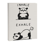 Inhale Exhale Panda Canvas Print Gallery Image 8