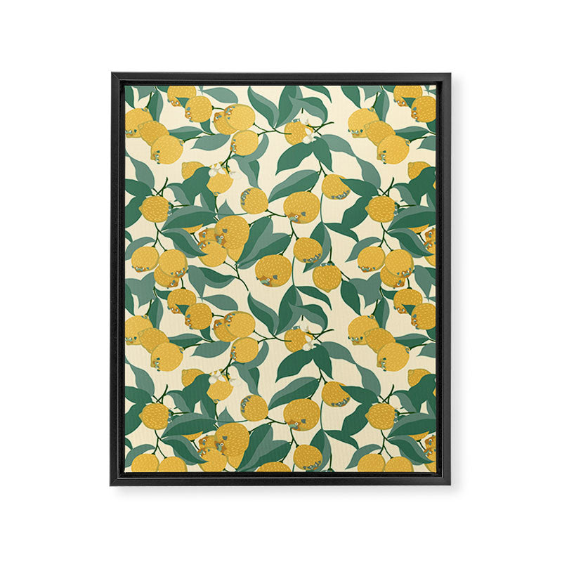 Lemon Pugs Framed Canvas Print Gallery Image 8
