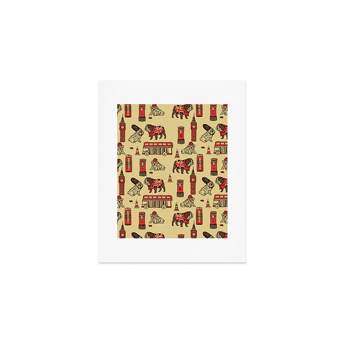 London English Bulldog Art Print Gallery Image 1