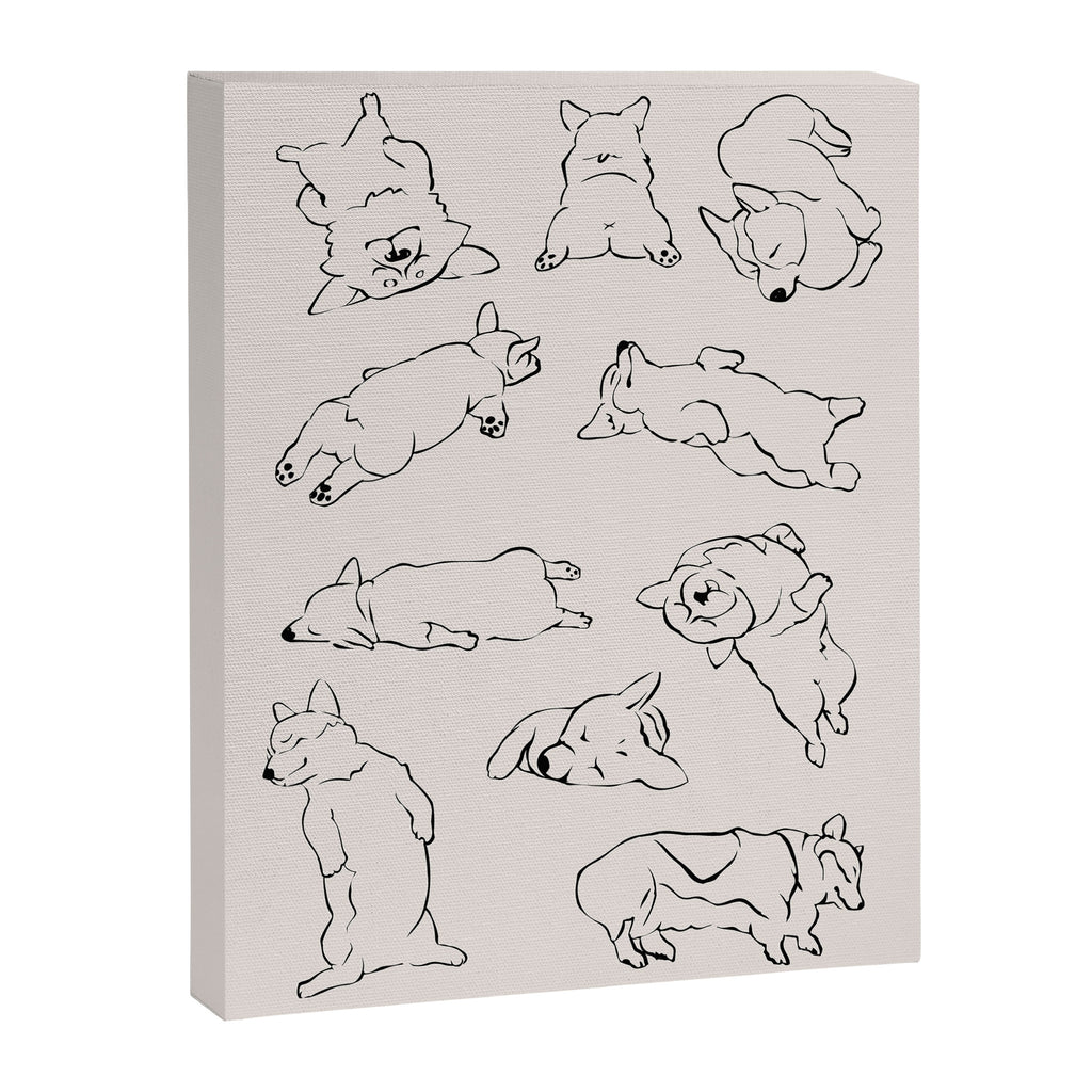 More Sleep Corgi Canvas Print Gallery Image 8