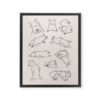 More Sleep Corgi Framed Canvas Print Gallery Image 8