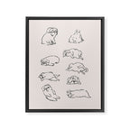 More Sleep Shih Tzu Framed Canvas Print Gallery Image 6