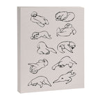 More Sleep Sloth Canvas Print Gallery Image 8