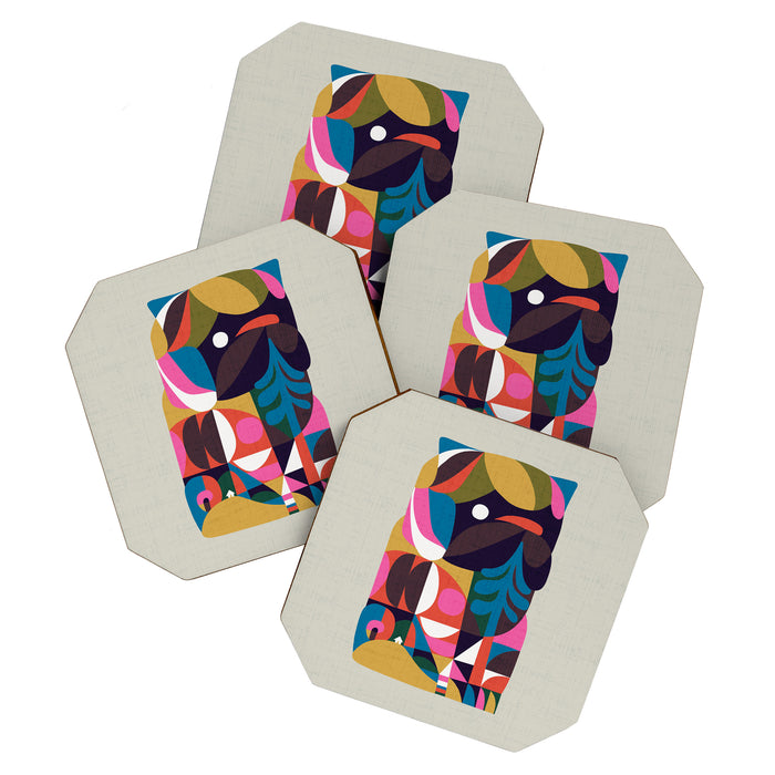 Nordic Pug Coaster Gallery Image 1