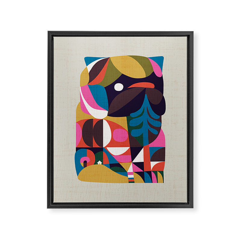 Nordic Pug Framed Canvas Print Gallery Image 8