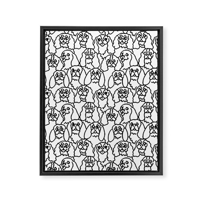 Oh Cavalier King Charles Spaniel Framed Canvas Print Gallery Image 8
