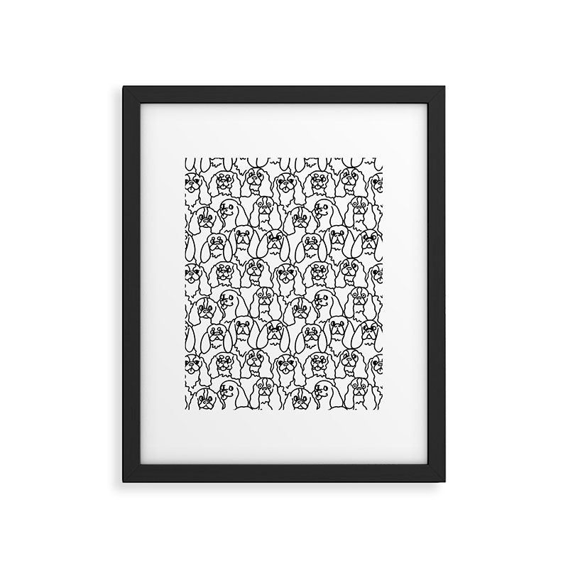 Oh Cavalier King Charles Spaniel Framed Art Print Gallery Image 4