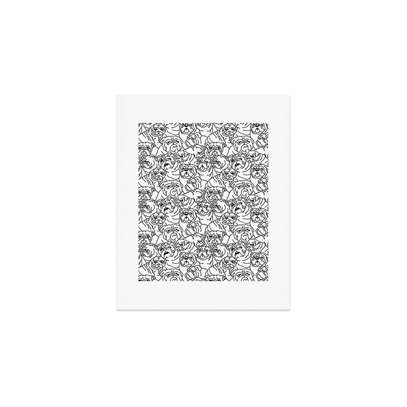 Oh English Bulldog Art Print Gallery Image 1