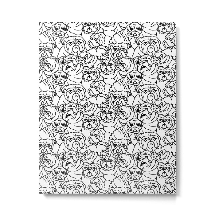 Oh English Bulldog Metal Print Gallery Image 1