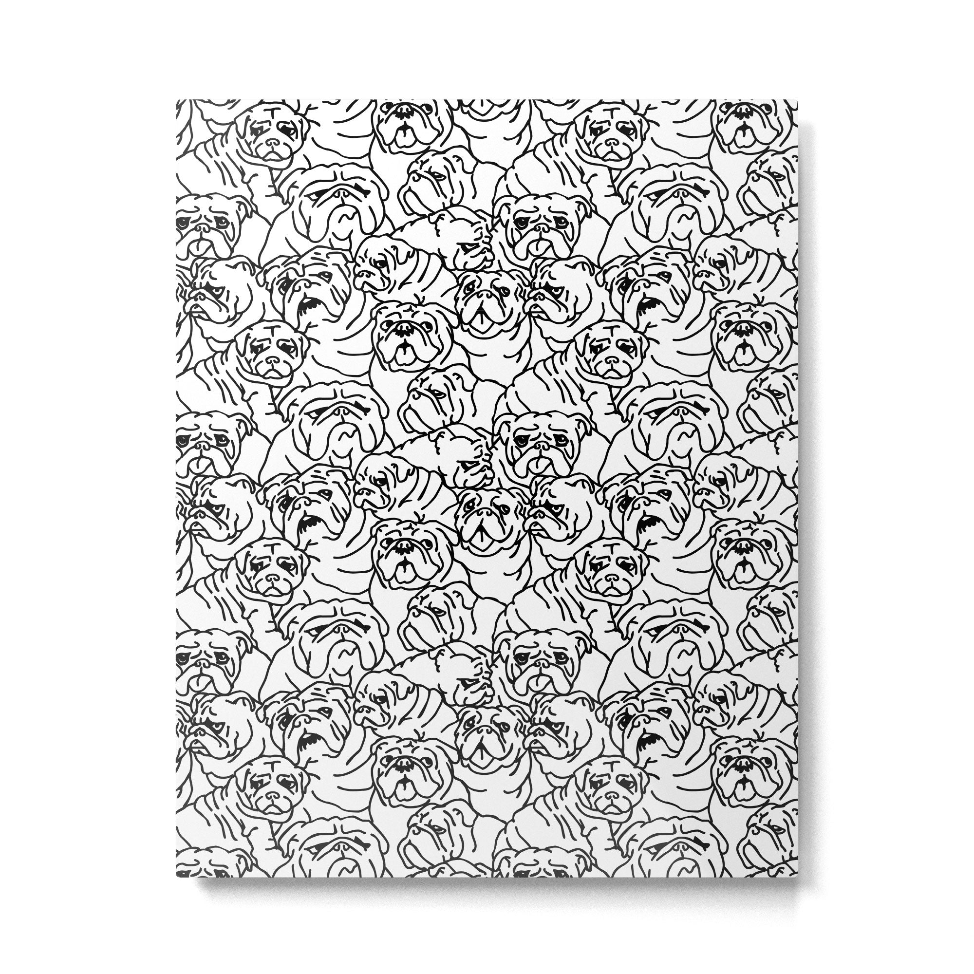 Oh English Bulldog Metal Print Gallery Image 4