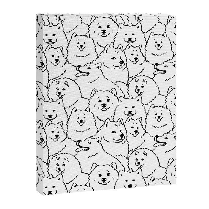Oh Samoyed Canvas Print Gallery Image 1