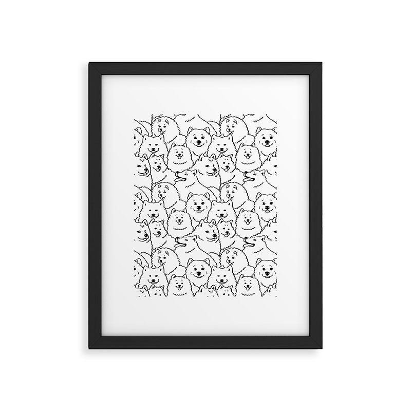 Oh Samoyed Framed Art Print Gallery Image 4