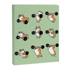 Olympic Lifting Corgi Canvas Print Gallery Image 8