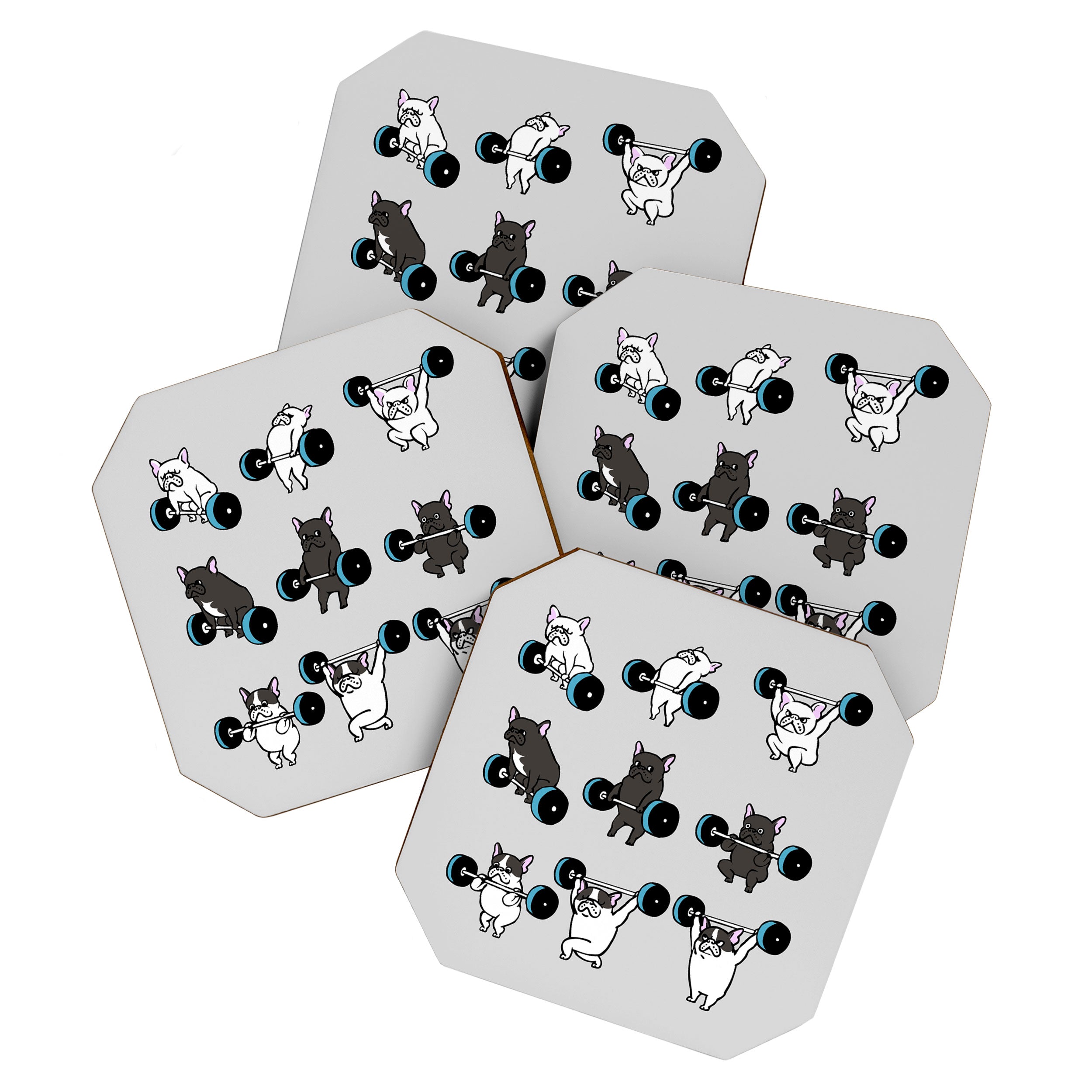 OLYMPIC LIFTING FRENCHIE Coaster Gallery Image 1