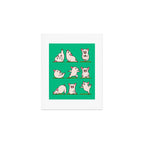 Pig Yoga Art Print Gallery Image 1