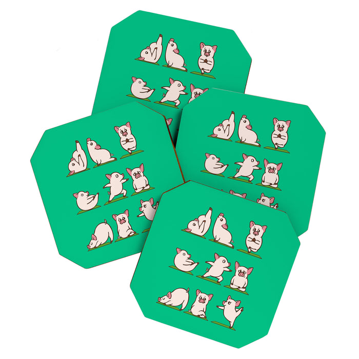 Pig Yoga Coaster Gallery Image 1